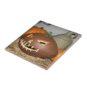 Carreau Citrouille de football (Côté)