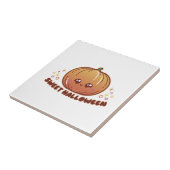 Carreau citrouille d'Halloween (Côté)