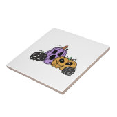 Carreau Citrouille d'Halloween (Côté)