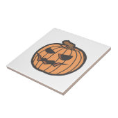 Carreau citrouille d'Halloween (Côté)