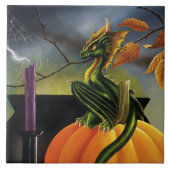 Carreau Citrouille Dragon Cauldron Halloween (Devant)
