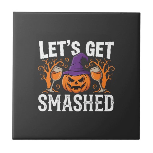 Carreau Citrouille Halloween Déchaînons-Nous (Devant)