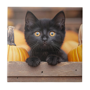 Carreau Citrouille Patch Kitten