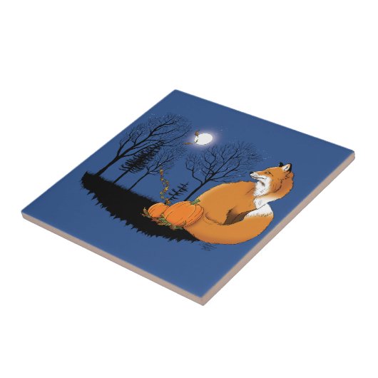 Carreau Citrouilles de la forêt Red Fox (Côté)