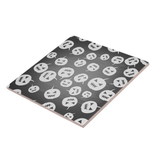 Carreau Citrouilles d'Halloween (Côté)