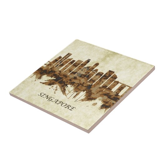 Carreau Cityscape de Singapour (Côté)