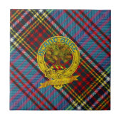 Carreau Clan Anderson Tartan et Motif (Devant)