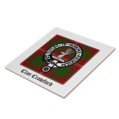 Carreau Clan Crawford Crest Tartan (Côté)