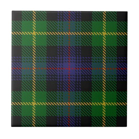 Carreau Clan Farquharson Expressions écossaises Tartan (Devant)