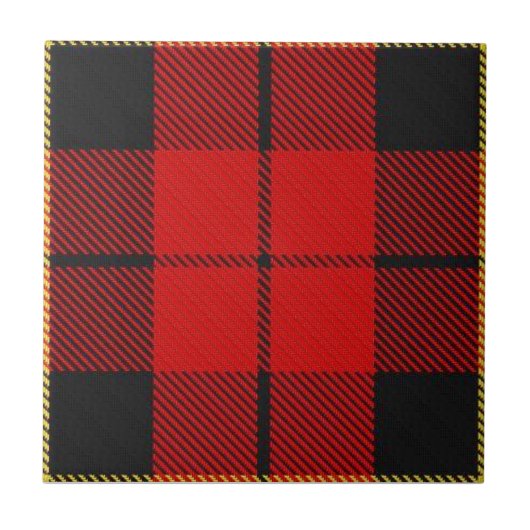 Carreau Clan Wallace Tartan (Devant)