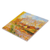 Carreau Clarence Gagnon art, Canal du Loing, Moret (Côté)