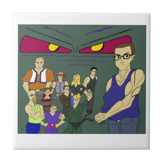 Carreau classe inspiration anime (Devant)