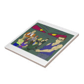 Carreau classe inspiration anime (Côté)