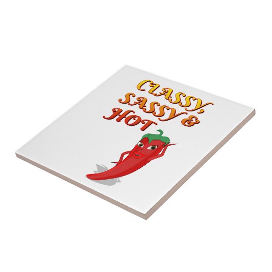 Carreau Classé Sassy Et Hot Pepper Diva (Côté)