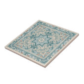 Carreau Classic Mediterranean Pattern Pat#29 Teal ID1195 (Côté)