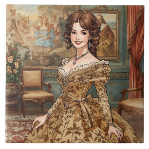 Carreau Classique, Belle Dame, Charme Victorien
