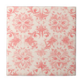 Carreau Classy Floral Damask Rose Pink (Devant)