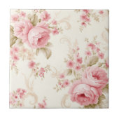Carreau Classy Floral Rose Petal Pink (Devant)