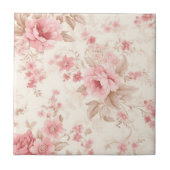 Carreau Classy Floral Rose Pink (Devant)