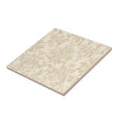 Carreau Classy Simple Floral Damask Soft Beige (Côté)