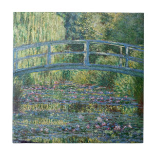 Carreau Claude Monet - Bassin aux Nymphéas, Harmonie Verte