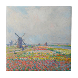 Carreau Claude Monet - Champs de tulipe près de La Haye