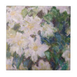 Carreau Claude Monet - Clematis blanc<br><div class="desc">Clematis Blanches / Clematites Blanches - Claude Monet,  1887</div>