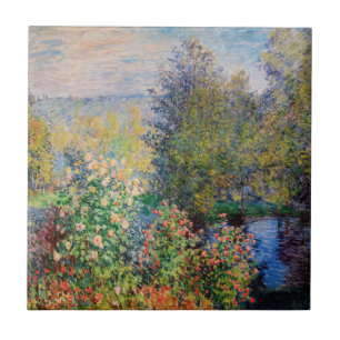 Carreau Claude Monet - Coin de jardin à Montgeron