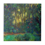 Carreau Claude Monet - Coin d'un étang avec des Nénuphars<br><div class="desc">Coin du bassin aux nympheas / Coin d'un étang avec Nénuphars - Claude Monet,  Huile sur toile,  1918</div>