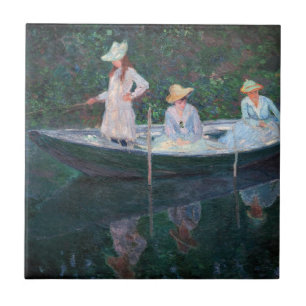 Carreau Claude Monet - Dans le bateau norvégien