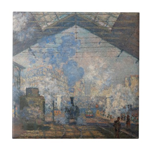 Carreau Claude Monet - Gare Saint-Lazare Vue extérieure (Devant)