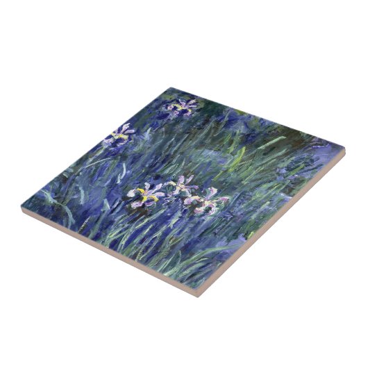 Carreau Claude Monet : Iris (Côté)