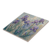 Carreau Claude Monet - Iris mauves / Iris mauves (Côté)