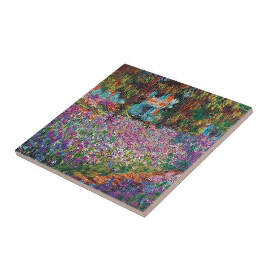 Carreau Claude Monet - Irises in Monet's Garden Fine Art (Côté)