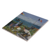 Carreau Claude Monet - jardin chez Sainte-Adresse (Côté)