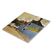 Carreau Claude Monet - La Maison Bleue à Zaandam, (Côté)