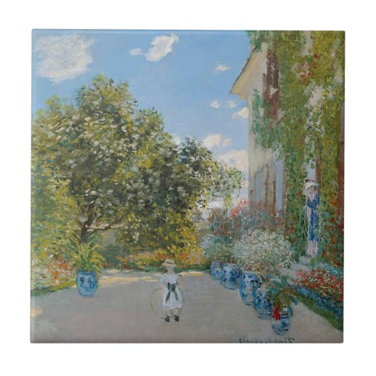 Carreau Claude Monet - La Maison des artistes à Argenteuil (Devant)