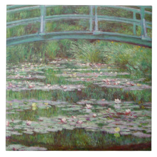Carreau Claude Monet - La passerelle japonaise