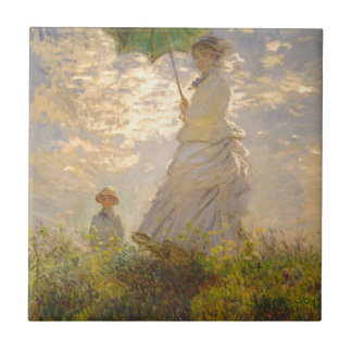 Carreau Claude Monet // La Promenade // Parapluie