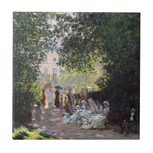 Carreau Claude Monet | le Parc Monceau (Devant)