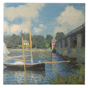 Carreau Claude Monet   le pont à Argenteuil