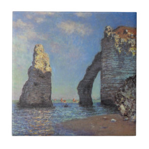 Carreau Claude Monet les falaises aux cadeaux de destin d'