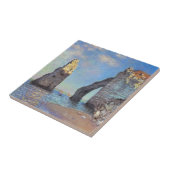Carreau Claude Monet // Les falaises d'Etretat (Côté)