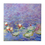 Carreau Claude Monet - Lys d'eau<br><div class="desc">Nymphéas d'eau par Claude Monet en 1916-1919</div>