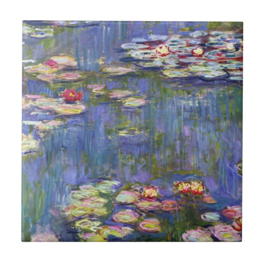 Carreau Claude Monet - Nymphéas (Devant)