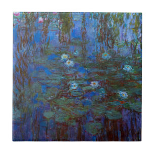 Carreau Claude Monet - Nymphéas bleus