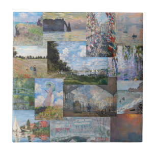 Carreau Claude Monet - Patchwork de chefs-d'oeuvre