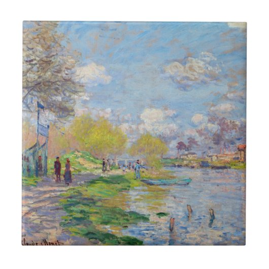 Carreau Claude Monet - Printemps de la Seine (Devant)