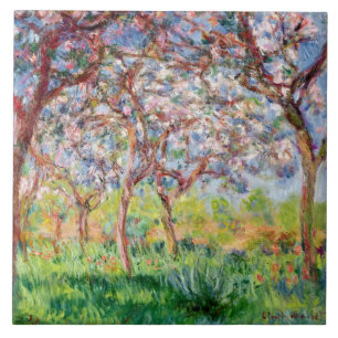 Carreau Claude Monet   Printemps un Giverny