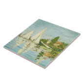 Carreau Claude Monet. Régates à Argenteuil (Côté)